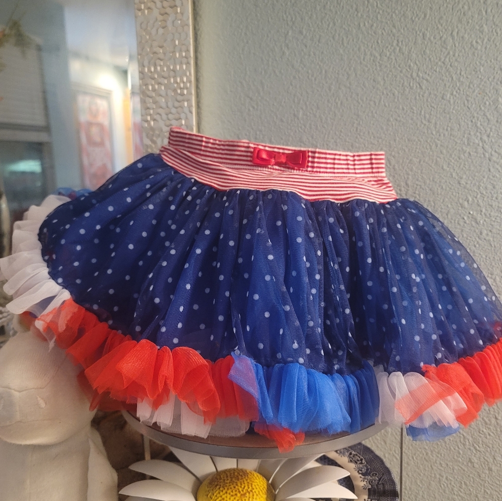 Jonna Michelle red, white and blue tutu sz 2t/3t